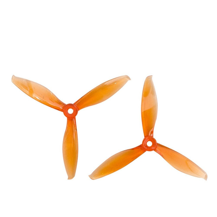Gemfan Flash 3 Bladed Propellers Clear Orange 5149 2CW 2CCW
