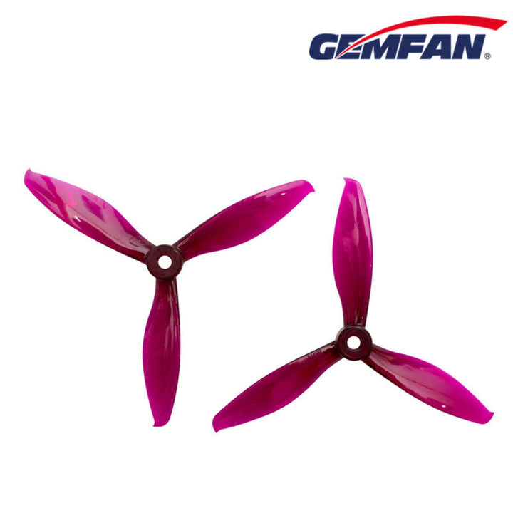 Gemfan Flash 3 Bladed Propellers Clear Purple 5149 2CW 2CCW