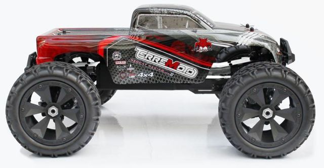 Redcat Terremoto V2 1/8 Scale Brushless Electric Monster Truck Red RTR