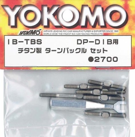 YOKOMO Titanium turn buckle set for DIB (IB-TBS)