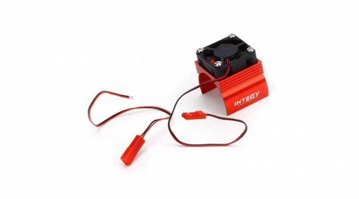 INTEGY Super Brushless Motor Heatsink / Fan, 540, Red (HOR-INTC23140R)