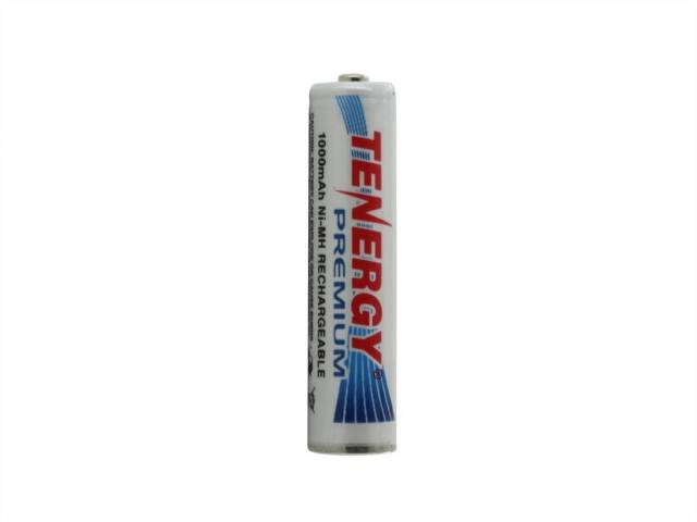 Tenergy Premium 1 pcs AAA 1000mAh NiMH Rechargeable Batteries