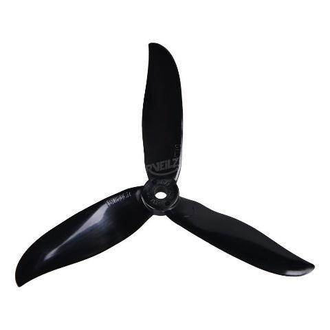 Dalprops T5050 Cyclone Tri 3 Blade Propellers 2L2R Black - Excel RC
