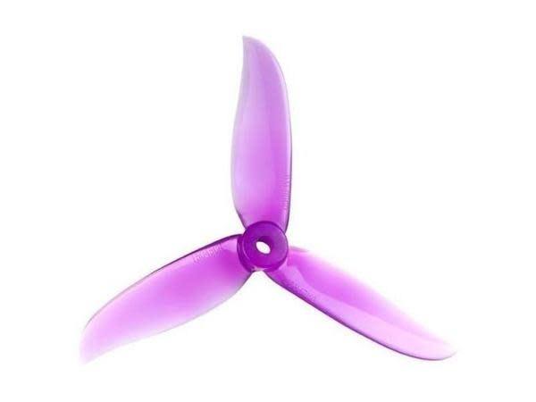 Dalprops T5050 Cyclone Tri 3 Blade Propellers 2L2R Crystal Purple - Excel RC