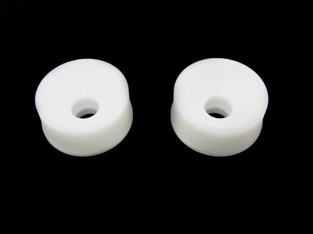 PN Racing Mini-Z 2WD Machine Cut Delrin 19mm Wheel Front 3 (White)