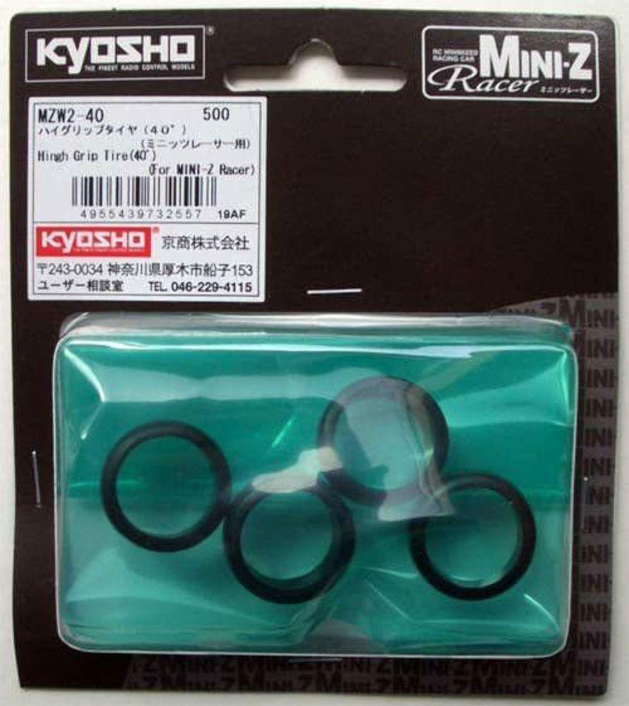 Kyosho Mini Z (MZW2-40) High Grip Tire (40) (For Mini-Z Racer) - Excel RC