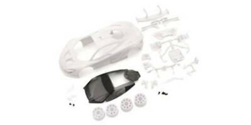 Kyosho (MZN190) McLaren P1 GTR White body set (w/Wheel) - Excel RC