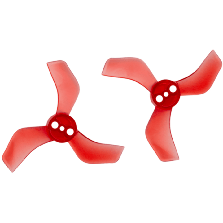Gemfan 1635 40mm Durable 3 Blade 1mm Clear Red 4L&4R - Excel RC