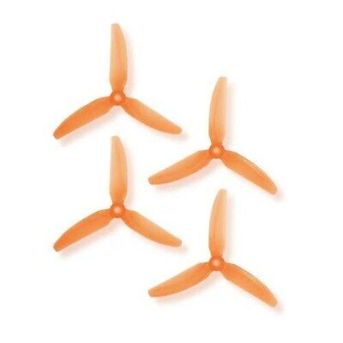 HQ Durable Prop  4X4.3X3V1S Light Orange (2CW+2CCW)-Poly Carbonate - Excel RC