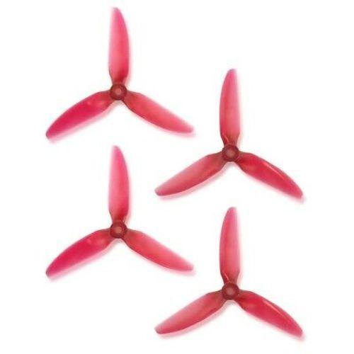 HQ Durable Prop New  5X4.8X3V1S  Light Red  (2CW+2CCW)-Poly Carbonate - Excel RC