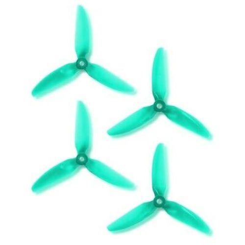 HQ Durable Prop New  5X4.8X3V1S  Light Turquoise  (2CW+2CCW)-Poly Carbonate - Excel RC