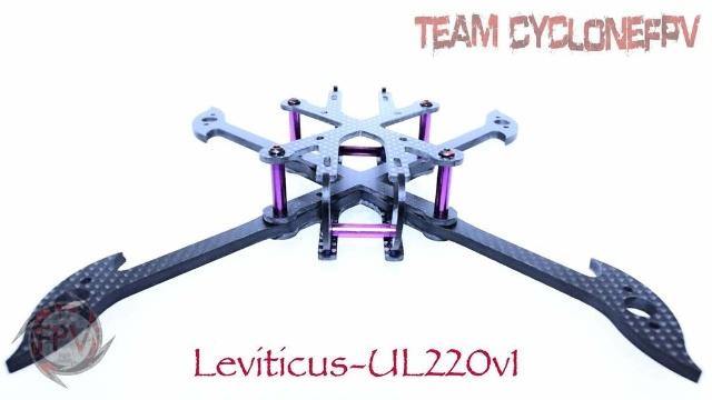 CycloneFPV Leviticus-M220v1 Racing Frame and DIY Drone Kit  5mm/2mm - Excel RC