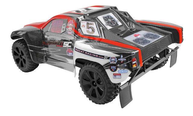 Blackout SC PRO Brushless 1/10 Scale Electric Short Course Truck Red - Excel RC