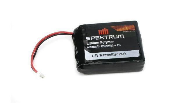 Spektrum 4000mAh LiPo Transmitter Battery Compatible with DX8, DX9 Transmitters - Excel RC