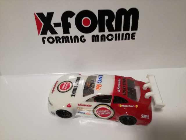 X-Form Body DTM in Lexan Transparent X-FORM 1/28 ( Unpainted) for Mini-Z Atomic - Excel RC