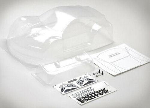 Exotek GT-Z Clear Body Set, for Mini Apex Touring Car, Lexan Race Body w/ Wing - Excel RC