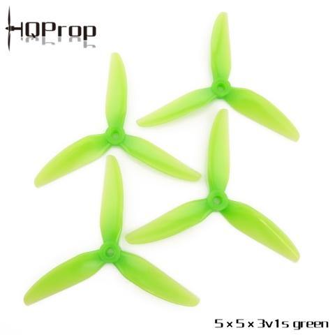 HQ Durable Prop  5X5X3V1S  Light Green (2CW+2CCW)-Poly Carbonate - Excel RC