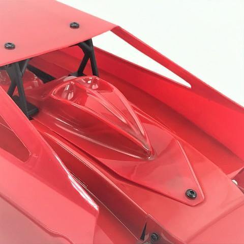 1RC Racing Option Hood 1, Clear, 1/18 EDM - Excel RC