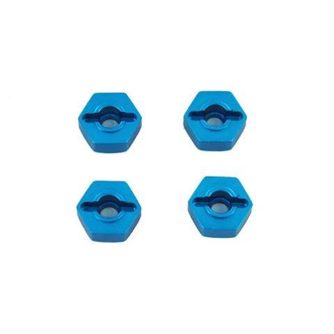 REDCAT Aluminum Wheel Hex (4pcs)(12mm)(Blue) Same as 122042 (02134) (02134) - Excel RC