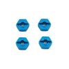 REDCAT Aluminum Wheel Hex (4pcs)(12mm)(Blue) Same as 122042 (02134) (02134) - Excel RC