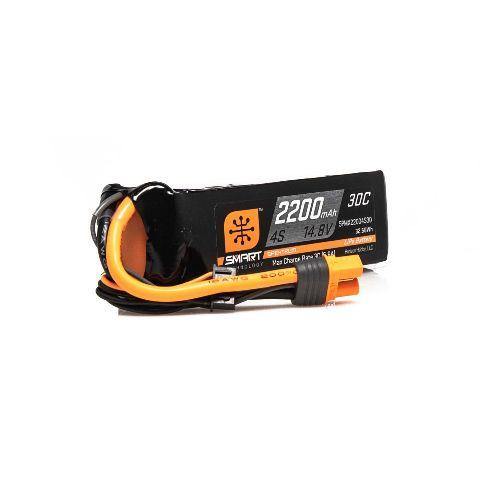 Spektrum 3200mAh 4S 14.8V 100C Smart LiPo Battery; IC3 SPMX32004S100 - Excel RC