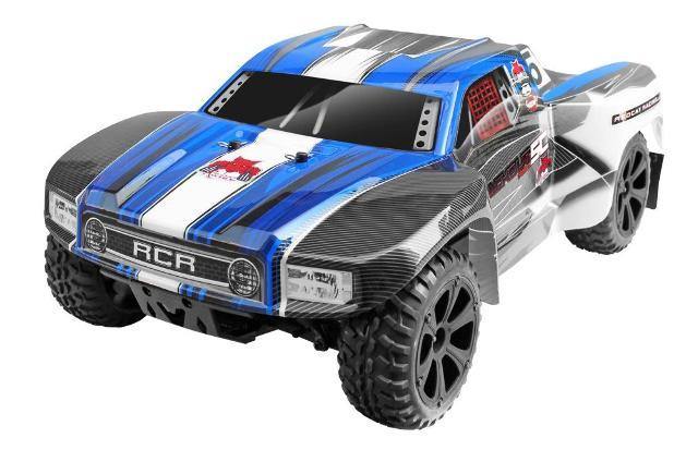 Redcat Blackout SC 1/10 Scale Brushed Electric RC Offroad Short Course Truck Blue - Excel RC