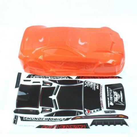 RedCat Orange Body including Stickers and Accessory Parts - Excel RC
