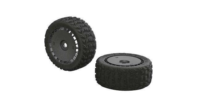 Arrma AR550048 KATAR T 6S Tire/Wheel Set Talion (2) - Excel RC