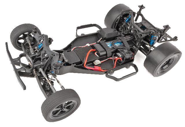 Team Associated 1/10 DR10 Drag Race Car, Brushless 2WD RTR, w/ LiPo Battery & Charger, Orange - Excel RC