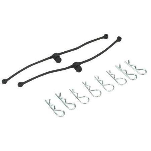 Dubro Body Klip Retainers-Black - Excel RC