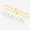 Dubro Body Klip Retainers-Yellow - Excel RC