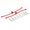 Dubro Body Klip Retainers-Red - Excel RC