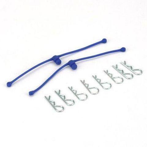 Dubro Body Klip Retainers-Blue - Excel RC