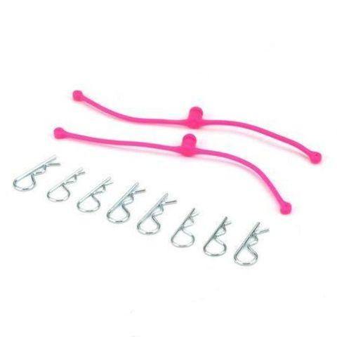 Dubro Body Klip Retainers-Pink - Excel RC