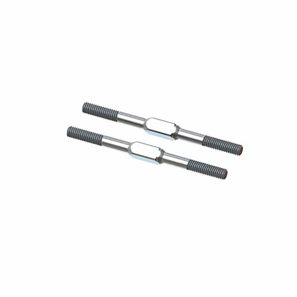 Arrma Steel Turnbuckle M4x60mm Silver (2) ARA340177 - Excel RC