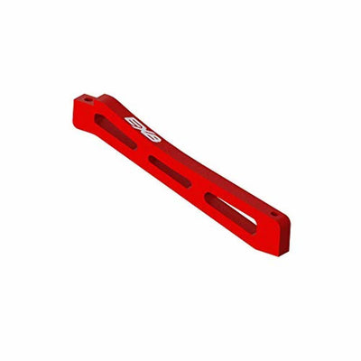 Arrma Front Center Chassis Brace Aluminum 98mm Red ARA320564 - Excel RC