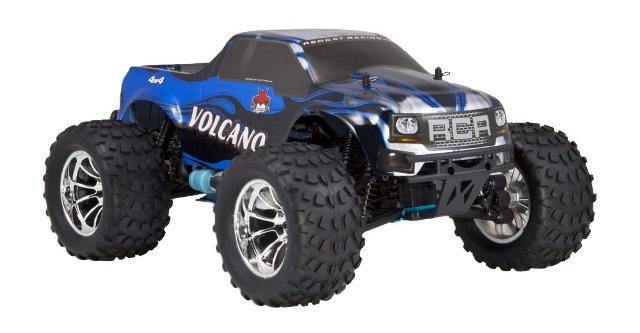Redcat Racing Nitro 2.4GHz Volcano S30 Truck, 1/10 Scale, Blue/Silver - Excel RC