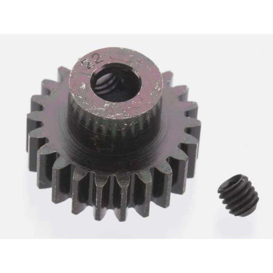 Robinson Racing Extra Hard 22 Tooth Blackened Steel 32p Pinion 5mm 8622 - Excel RC