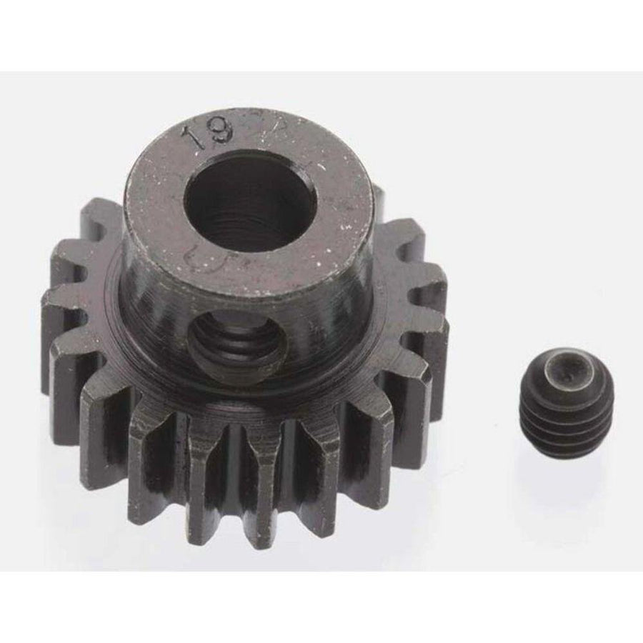 Robinson Racing Extra Hard 19 Tooth Blackened Steel 32p Pinion 5mm 8619 - Excel RC