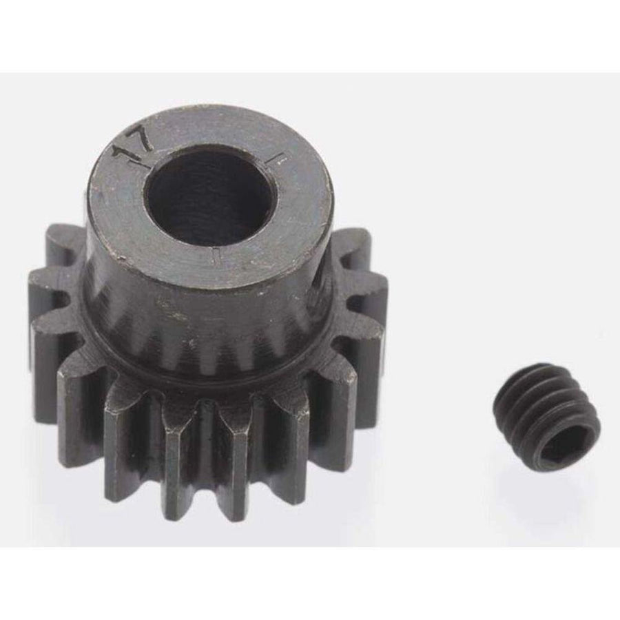 Robinson Racing Extra Hard 17 Tooth Blackened Steel 32p Pinion 5mm 8617 - Excel RC