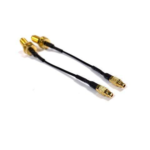 MMCX to SMA Extensions 2-Pack - 90 MMCX - Excel RC