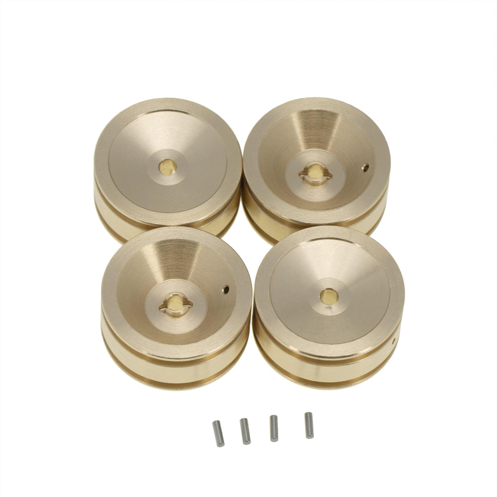 Excel RC Axial SCX24 40g Brass Wheel Counterweight 4pcs (Total 160g)
 DTSCX24-10 - Excel RC