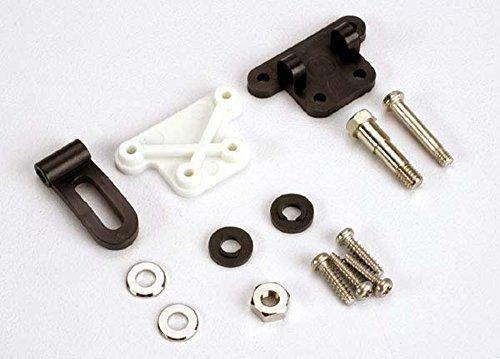 Traxxas 1531 Trim adjustment bracket (inner)trim adjustment bracket (outer)trim adjustment lever 3x16mm shoulder screw2.6x 10mm self-tapping screws (4)convex and concave trim lever washers4x21mm double shoulder screwbrass washers nuts - Excel RC