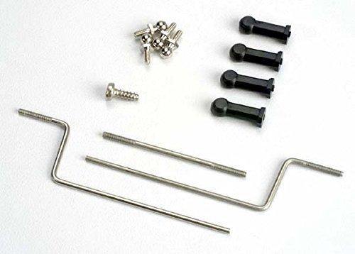 Traxxas 1532 Outdrive connecting rodnylon ball connector ends (4)chrome ball connectors (4)steering servo rods (2) steering servo horn with 2.6 x 8mm screw -Discontinued - Excel RC