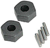 Traxxas 1654 Wheel hubs hex (2) stub axle pins (2) - Excel RC