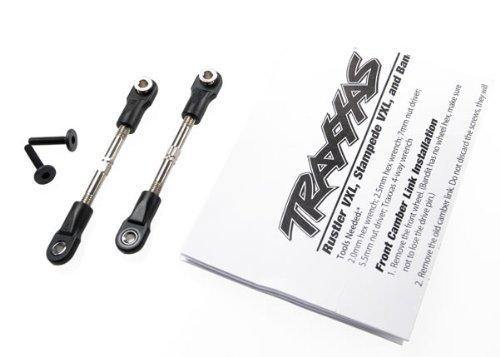 Traxxas 2444 Turnbuckles camber link 47mm (67mm center to center) (front) (assembled with rod ends and hollow balls) (1 left 1 right) - Excel RC