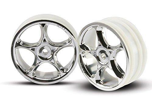 Traxxas 2473 Wheels Tracer 2.2' (Chrome) (2) (Bandit front) - Excel RC
