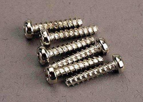 Traxxas 2677 Screws 3x14mm roundhead self-tapping (6) - Excel RC