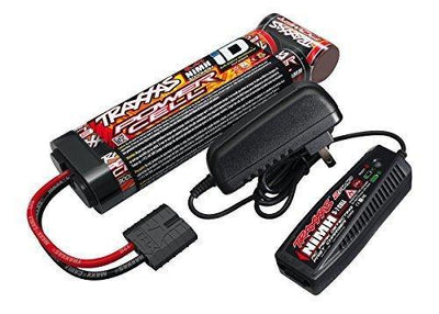 Traxxas 2983 Batterycharger completer pack (includes #2969 2-amp NiMH peak detecting AC charger (1) #2923X 3000mAh 8.4V 7-cell NiMH battery (1)) - Excel RC