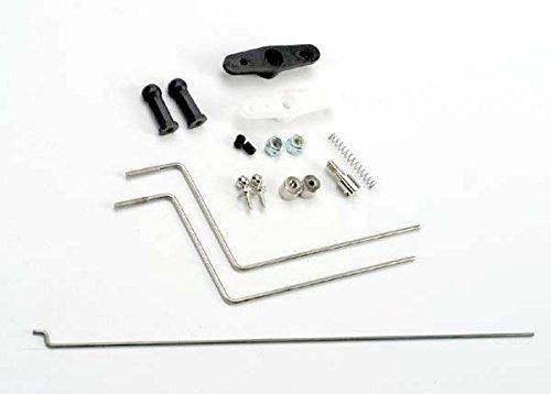 Traxxas 3532 Servo horns (throttle & steering)plastic rod ends (2) metal ball connectors (2)nuts (2) throttle linkage rod steering rods (2) -Discontinued - Excel RC
